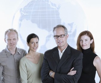 Les quatres leaders d'une entreprise
